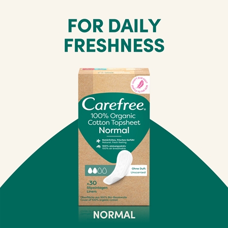 Carefree Organic Cotton Normal дамски превръзки