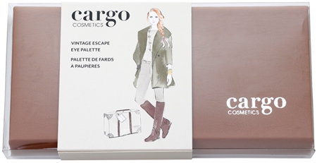 Značka Cargo Vintage Escape paleta očních stínů se štětečkem