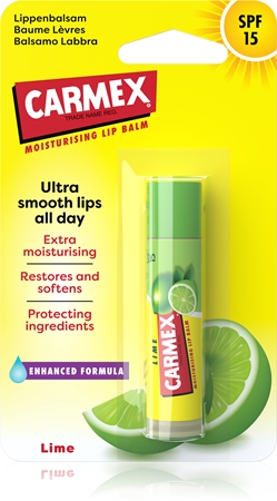 Carmex Lime Twist hydratační balzám na rty v tyčince SPF 15