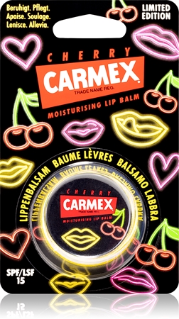 Carmex Cherry kosteuttava huulibalsami SPF 15