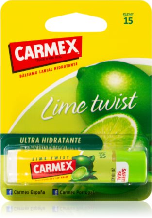 Carmex Lime Twist balsam nawilżający do ust w sztyfcie SPF 15