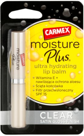 Carmex Moisture Plus bálsamo hidratante intensivo para lábios SPF 15