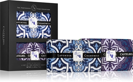 Castelbel Tile Lavender & Chamomile + Rhubarb & Cassis мило подарунковий набір