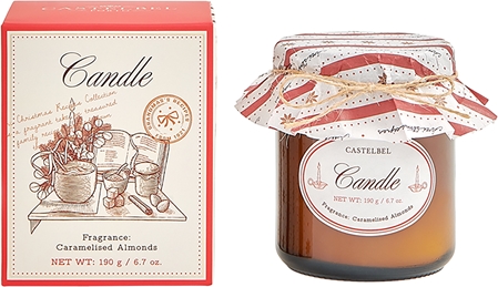Castelbel Christmas Recipes Caramelized Almonds bougie parfumée
