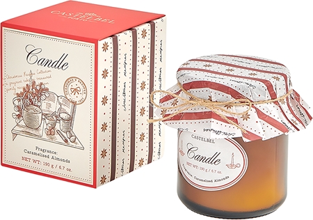 Castelbel Christmas Recipes Caramelized Almonds bougie parfumée