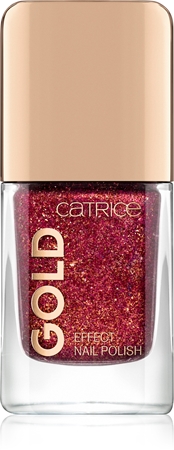 Catrice Gold Effect třpytivý lak na nehty