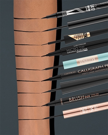 Catrice Brush Ink Tattoo Liner Ūdensnoturīgs acu laineris