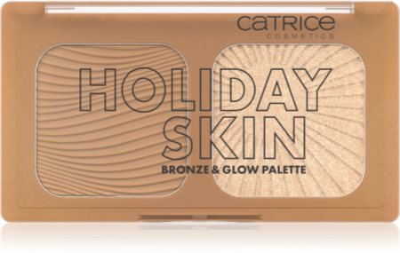 Catrice Holiday Skin élénkítő és bronzosító paletta