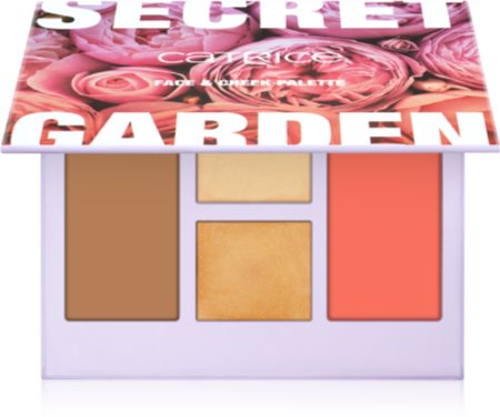 Catrice Secret Garden Púderes highlight és kontúr paletta