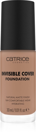 Catrice Invisible Cover Foundation Kattev vedel jumestuskreem mati efektiga