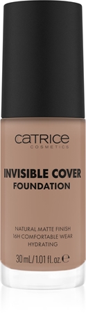 Catrice Invisible Cover Foundation Kattev vedel jumestuskreem mati efektiga