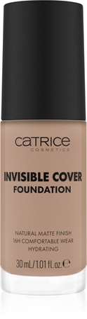 Catrice Invisible Cover Foundation Kattev vedel jumestuskreem mati efektiga