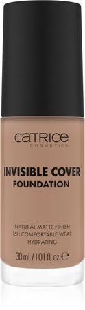 Catrice Invisible Cover Foundation Kattev vedel jumestuskreem mati efektiga