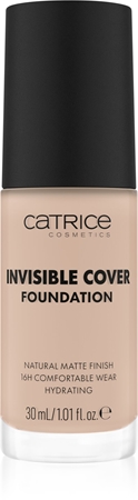Catrice Invisible Cover Foundation Kattev vedel jumestuskreem mati efektiga