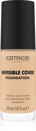 Catrice Invisible Cover Foundation Kattev vedel jumestuskreem mati efektiga