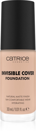 Catrice Invisible Cover Foundation Kattev vedel jumestuskreem mati efektiga
