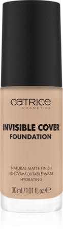 Catrice Invisible Cover Foundation Kattev vedel jumestuskreem mati efektiga