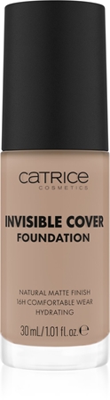 Catrice Invisible Cover Foundation Kattev vedel jumestuskreem mati efektiga