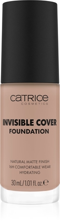 Catrice Invisible Cover Foundation Kattev vedel jumestuskreem mati efektiga