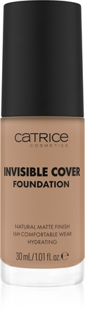 Catrice Invisible Cover Foundation Kattev vedel jumestuskreem mati efektiga