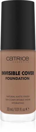 Catrice Invisible Cover Foundation Kattev vedel jumestuskreem mati efektiga