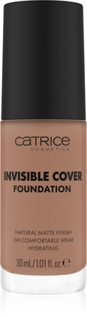 Catrice Invisible Cover Foundation Kattev vedel jumestuskreem mati efektiga