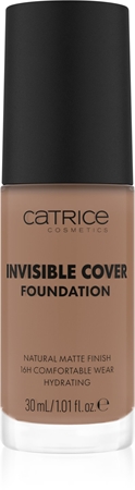 Catrice Invisible Cover Foundation Kattev vedel jumestuskreem mati efektiga