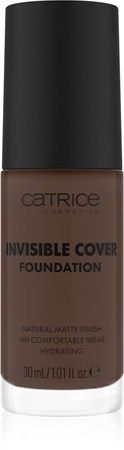 Catrice Invisible Cover Foundation Kattev vedel jumestuskreem mati efektiga