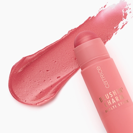 Catrice Blushin' Charm Multi Stick Vaigu sārtums ar izgaismotāju zīmuļa veidā