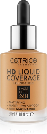 Catrice HD Liquid Coverage Foundation voděodolný tekutý make-up s matným efektem