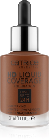 Catrice HD Liquid Coverage Foundation voděodolný tekutý make-up s matným efektem