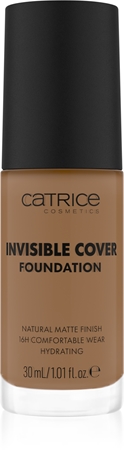 Catrice Invisible Cover Foundation Kattev vedel jumestuskreem mati efektiga