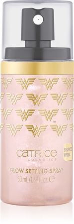 Catrice Wonder Woman spray pentru fixare cu particule stralucitoare