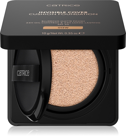 Catrice Invisible Cover Cushion Foundation mattierendes Make up im Schwämmchen SPF 30