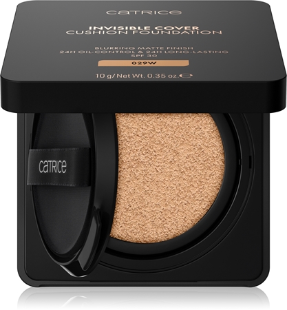 Catrice Invisible Cover Cushion Foundation mattierendes Make up im Schwämmchen SPF 30