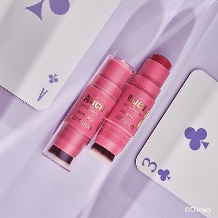 Catrice Disney Alice in Wonderland Blush Stick with a brush