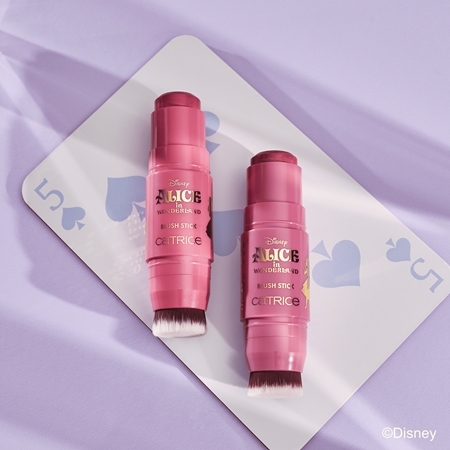 Catrice Disney Alice in Wonderland Blush Stick für Unterwegs mit einem Pinsel