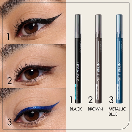 Catrice Hyper Liner Brush Eyeliner μακράς διαρκείας αδιάβροχο λάινερ ματιών