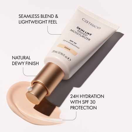 Catrice Skin Like Tinted Moisturizer drėkinamasis tonuojamasis kremas SPF 30