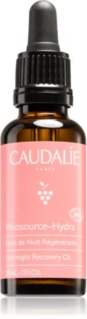 Caudalie Vinosource-Hydra подхранващо олио за лице за нощ