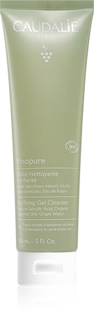Caudalie Vinopure Purifying Gel Cleanser Deep-Cleansing Gel for oily and problem skin