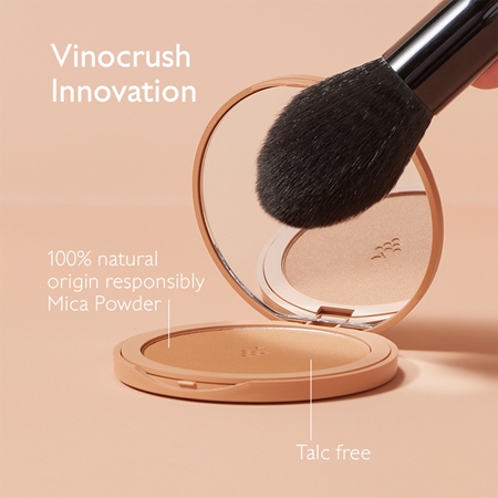 Caudalie Vinocrush Longlasting Bronzer Powder dlouhotrvající kompaktní make-up pro rozjasnění pleti