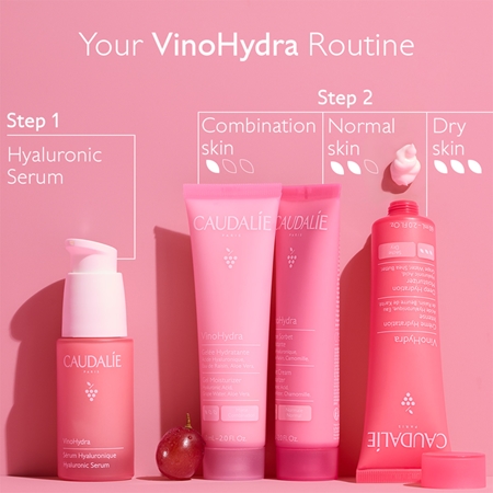 Caudalie VinoHydra Sorbet Cream Moisturizer Återfuktande - gel-kräm för känslig hud