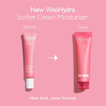 Caudalie VinoHydra Sorbet Cream Moisturizer Återfuktande - gel-kräm för känslig hud