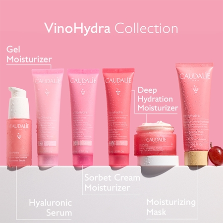 Caudalie VinoHydra Sorbet Cream Moisturizer Återfuktande - gel-kräm för känslig hud
