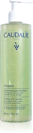 Caudalie Vinopure Purifying Gel Cleanser giliai valantis gelis riebiai ir probleminei odai