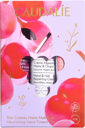 Caudalie Hand Cream Trio Set dovanų rinkinys rankoms ir nagams