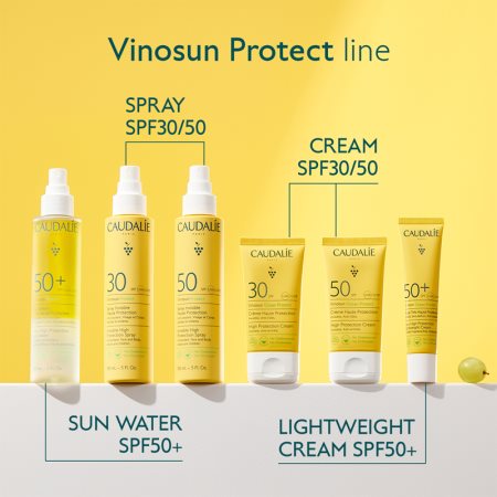 Caudalie Vinosun spray solaire invisible SPF 50