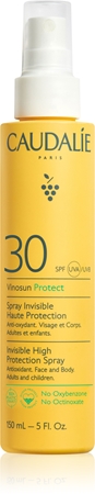 Caudalie Vinosun невидимий спрей для засмаги SPF 30