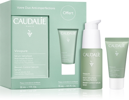 Caudalie Vinopure Duo Anti-imperfections set (for oily acne-prone skin)